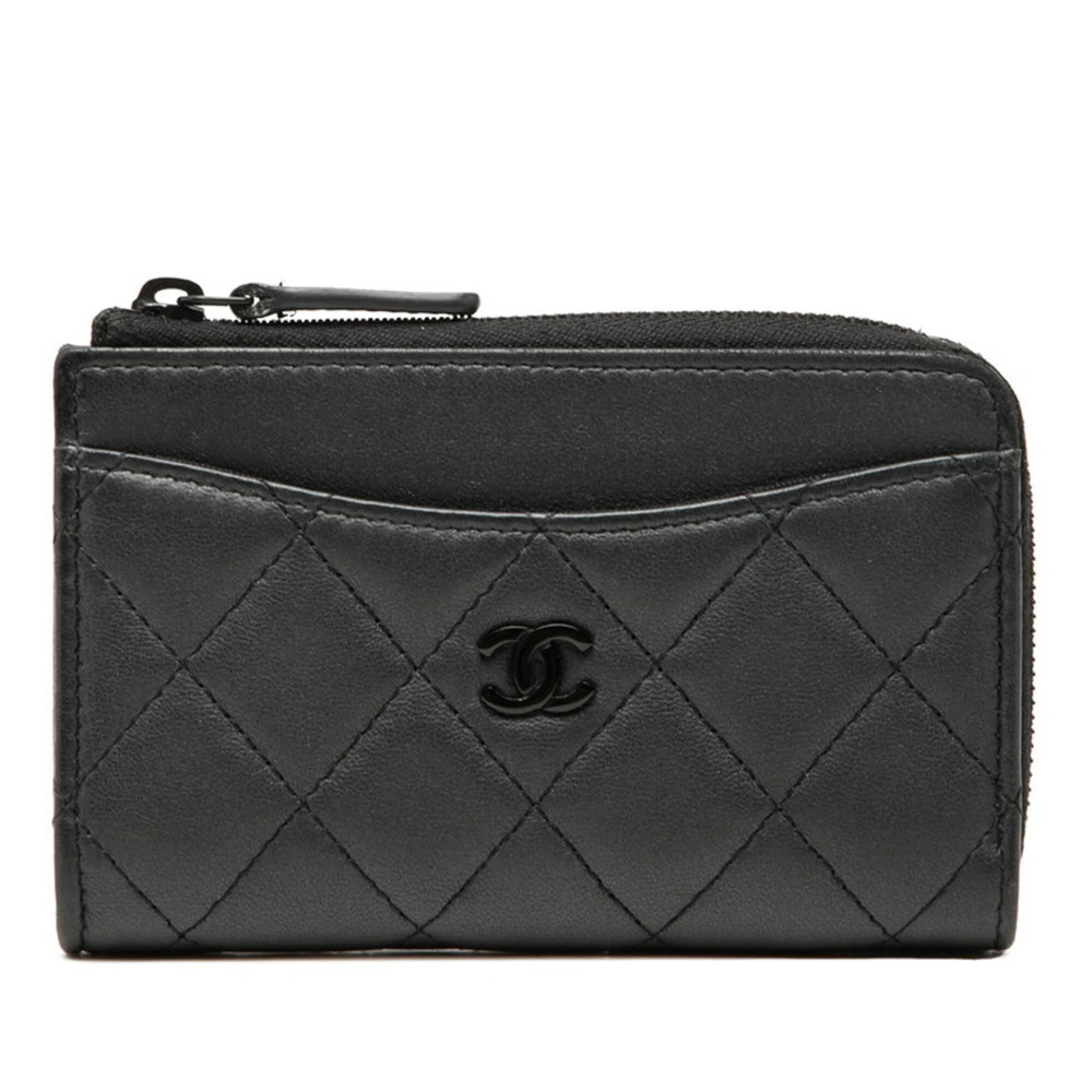 Chanel Coco Mark Classic Fragment Case, Business Card Holder/Card Case AP3179...